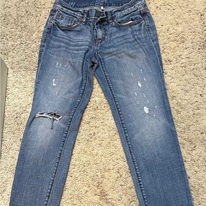 Loft lean boyfriend 00 petite